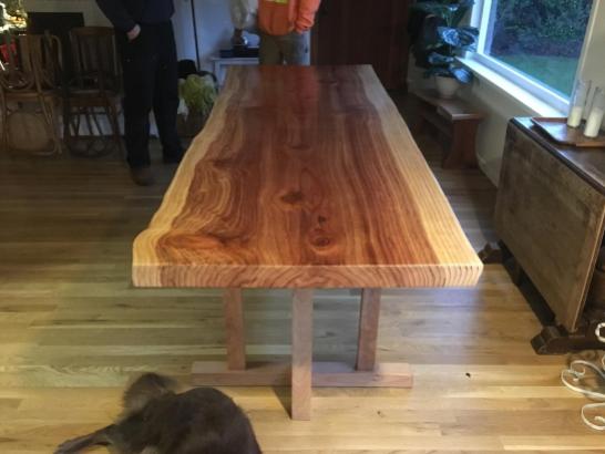 8ft Redwood Table